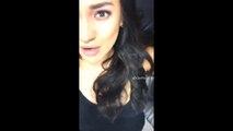 Shay Mitchell on her Periscope August 20th, 2015.