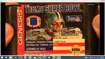 Classic Game Room - TECMO SUPER BOWL review for Sega Genesis