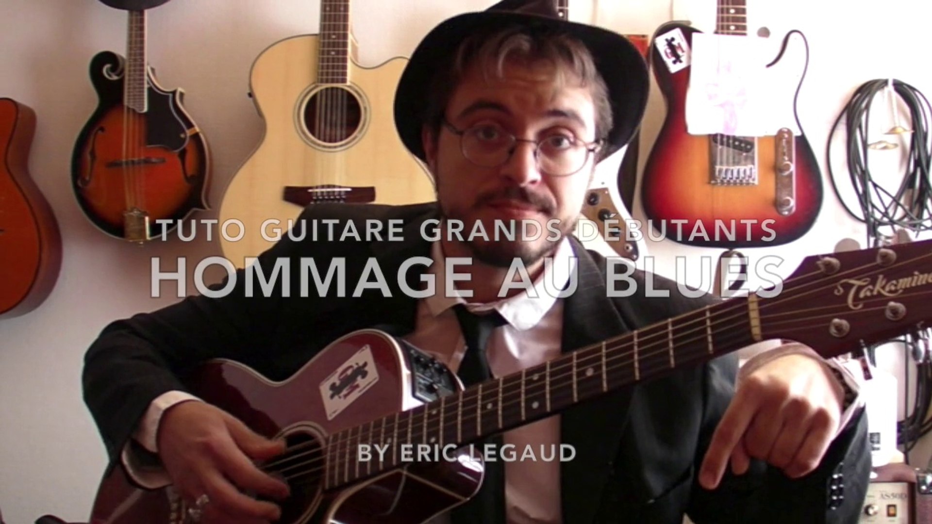 Cours guitare Special Débutants - Tuto Blues Acoustique - Vidéo Dailymotion