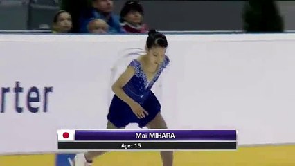 Mai MIHARA - JGP Bratislava 2015 - SP