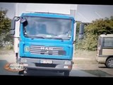 Verstehen sie Spass-LKW Fahrer-Prank on Truck driver