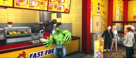 HULK & Mickey Mouse FUN!! Custom Green Lightning McQueen CARS Colors!   Children Songs & Rhymes HD