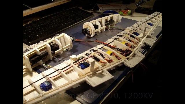 Focke Wulf Ta 154 - Eigenbau Depron - Baubericht (self made, building report) ), Maiden, 2.Flug