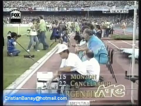 Italia 1 Argentina 1 Mundial Italia 1990 (Los goles )