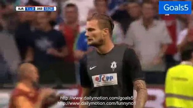 Arkadiusz Milik Goal Ajax 1 - 0 Jablonec Europa League 20-8-2015
