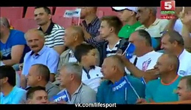 Dinamo Minsk 2:0 RED BULL Salzburg All Goals & Full Highlights - Europa League 20.08.2015 HD