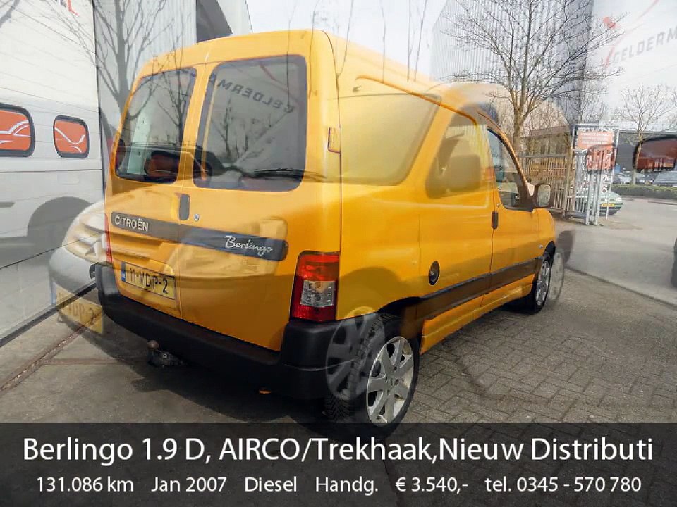 Citroën Berlingo 1.9 D, AIRCO/Trekhaak,Nieuw Distributie set