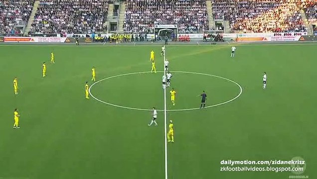 1-0 Jone Samuelsen Fantastic 1st minute Goal - Odds BK v. Borussia Dortmund - Europa League 20.08.2015 HD