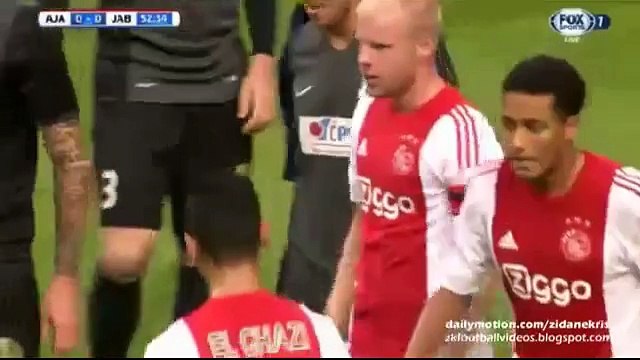 1-0 Arkadiusz Milik Penalty-Kick Goal _ Ajax Amsterdam v. Jablonec - Europa League 20.08.2015 HD