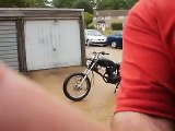 honda cg 125 chopper bobber completed first and only ride