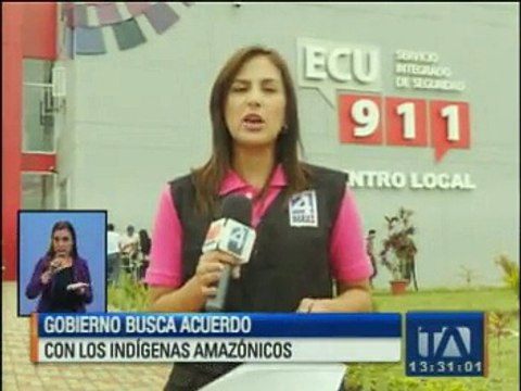 Gobierno busca acuerdo con los indígenas amazónicos