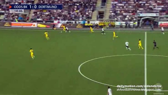 2-0 Fredrik Nordkvelle | Odds BK v. Borussia Dortmund - Europa League 20.08.2015 HD