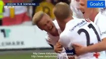 Espen Ruud Goal Odd Grenland 3 - 0 Borussia Dortmund Europa League 20-8-2015