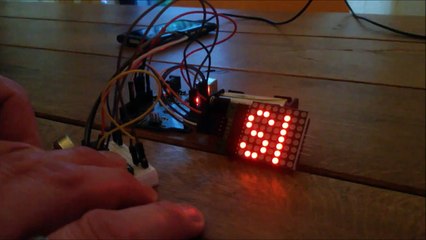Space Invaders on Arduino Uno & 8x8 LED Matrix