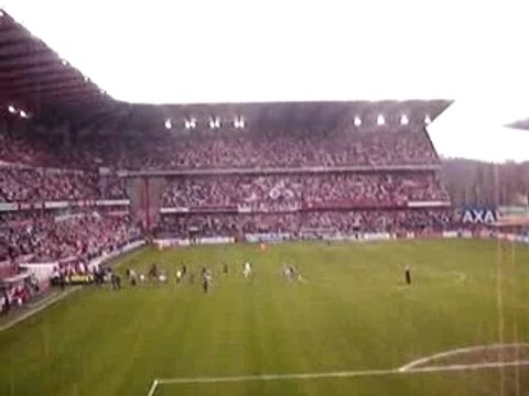 Standard - Mons / Opkomst Spelers