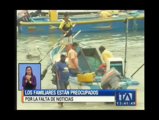 Download Video: Santa Elena: tres pescadores desaparecieron en alta mar