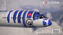 Japanese Airways painted three airliner with Star Wars Paint