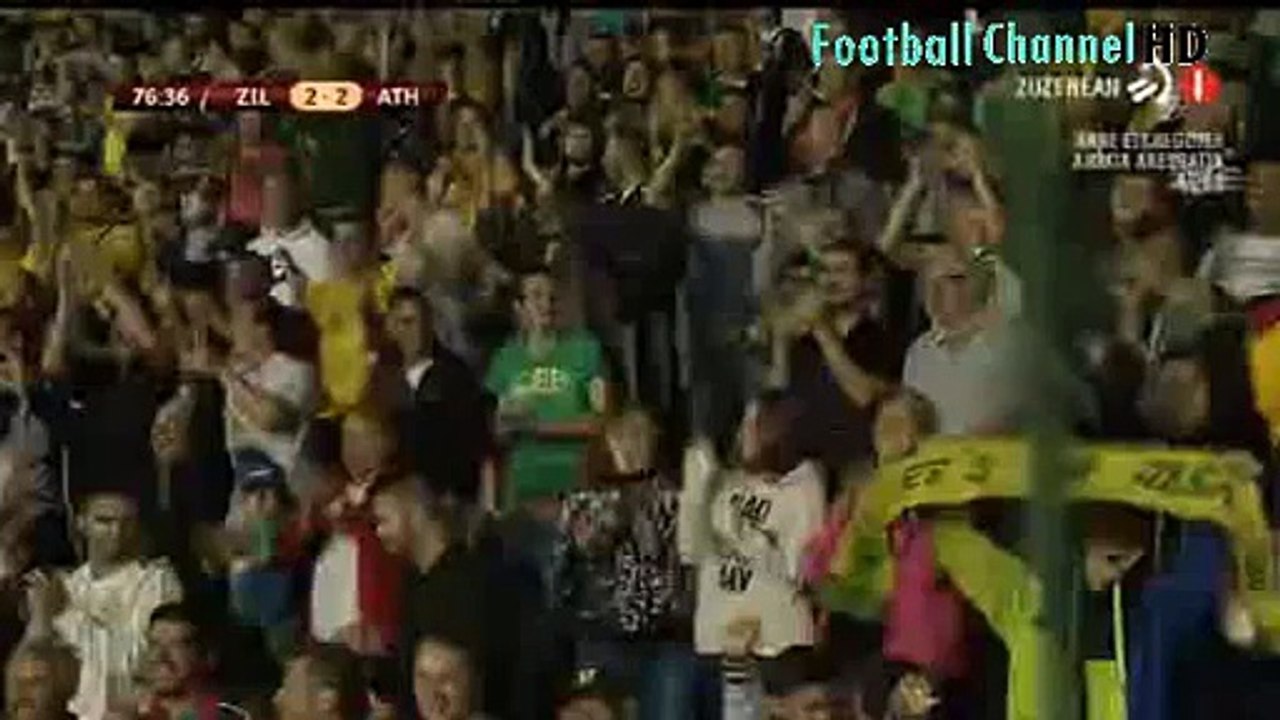 SUPER GOAL Oliveira - MSK Zilina 2-2 Athletic Bilbao - Europa League 20.08.2015 HD