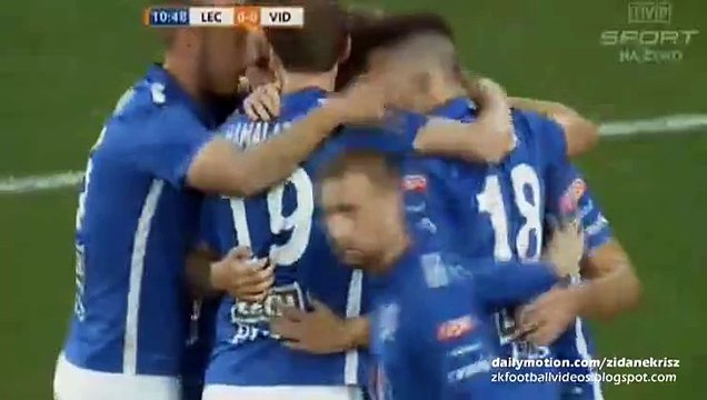 1-0 Karol Linetty Goal _ Lech Poznan v. Videoton - Europa League 20.08.2015 HD