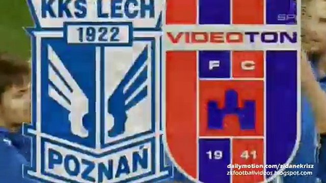 Denis Thomalla Goal - Lech Poznan 2-0 Videoton - Europa League 20.08.2015 HD