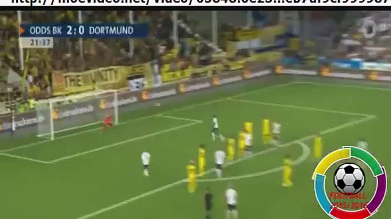 Odd BK 3-4 Borussia Dortmund | All Goals & Full Highlights - Europa League 20.08.2015 HD
