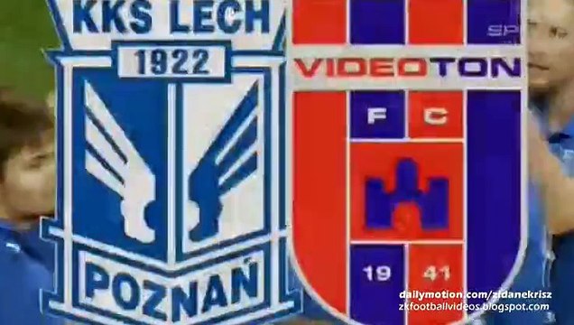 2-0 Denis Thomalla Goal _ Lech Poznan v. Videoton - Europa League 20.08.2015 HD
