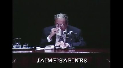 Jaime Sabines - Algunos poemas (en Bellas Artes)