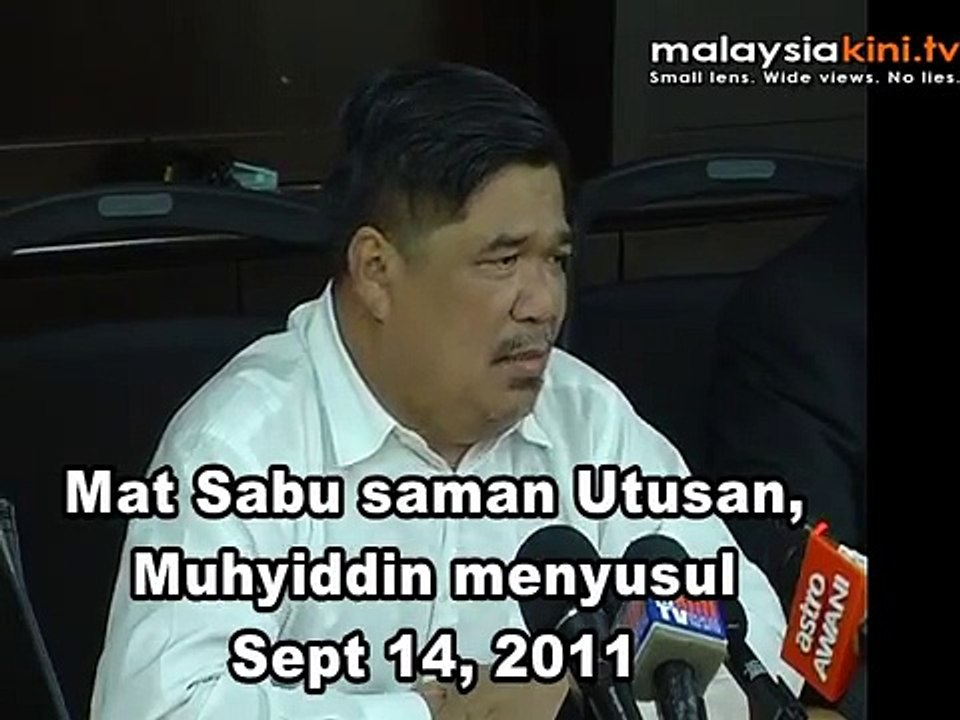 Mat Sabu saman Utusan, Muhyiddin menyusul