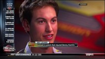 Denny Hamlin on Sports Center Discussing the Joey Logano Incident