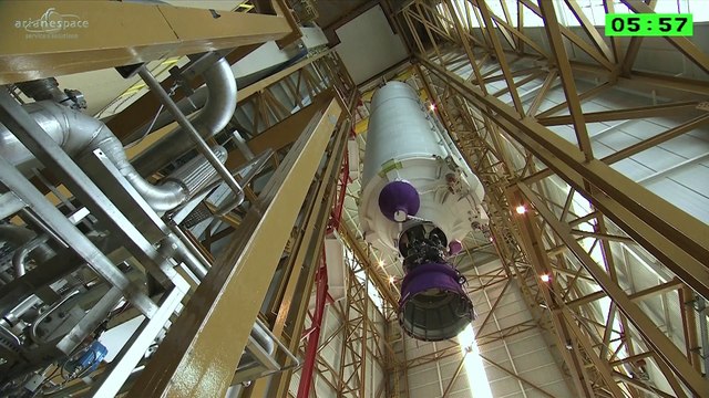 [Ariane 5] Assembly Highlights for Ariane 5 VA-225 Mission with Eutelsat 8 West B & Intelsat 34