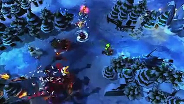 League of Legends Dota 2 Gameplay Trailer