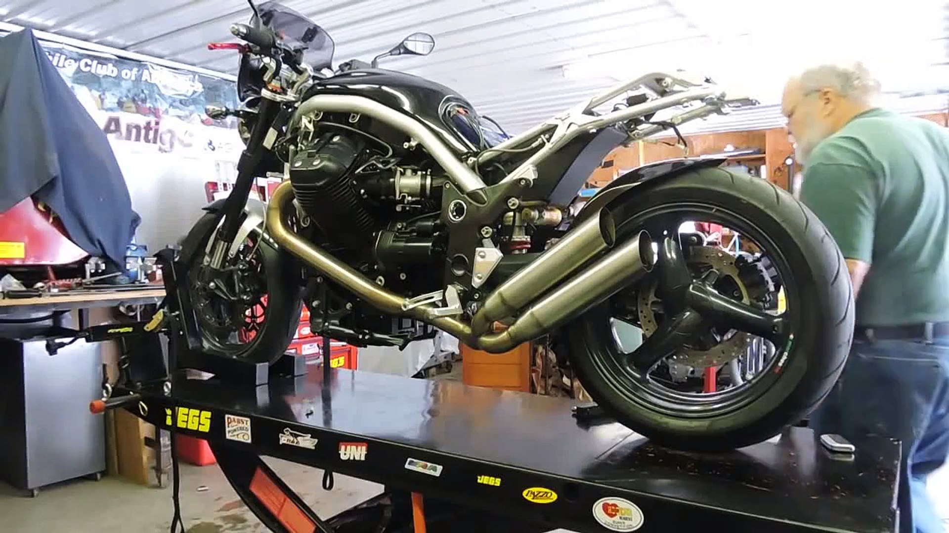 Moto-Guzzi Griso First Start Engine Main Seal Repair - video Dailymotion