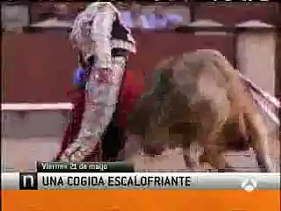 La horrible cornada de Julio Aparicio