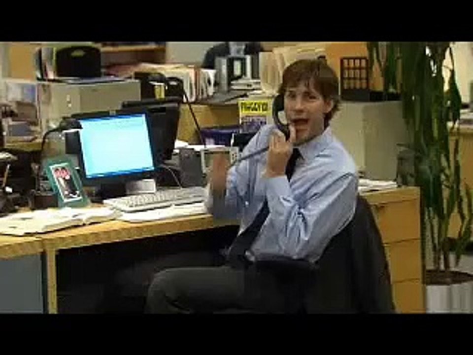 The Office music video featuring clips from S3 bloopers video