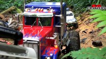 9 Trucks RC Mudding Trail at Chestnut Ave Defender D90 Axial Wraith 6x6 King Hauler Man Honcho