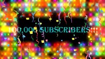 100,000 Subscribers!!! Thank U!