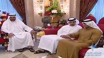 محمد بن راشد يستقبل حاكمي رأس الخيمة وأم القيوين