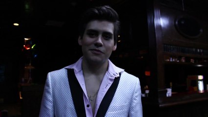 Taylor Rodriguez cuts an ad for Elvis Week 2015