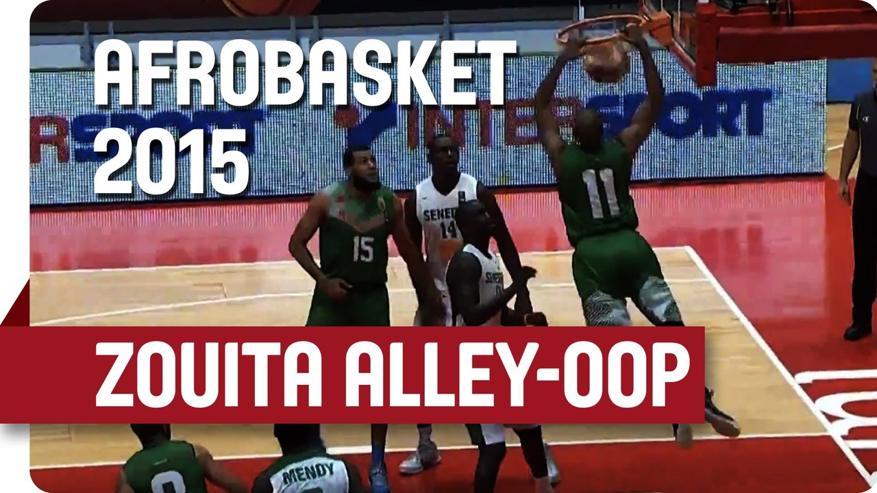 Zouita with the Alley-Oop Dunk - AfroBasket 2015