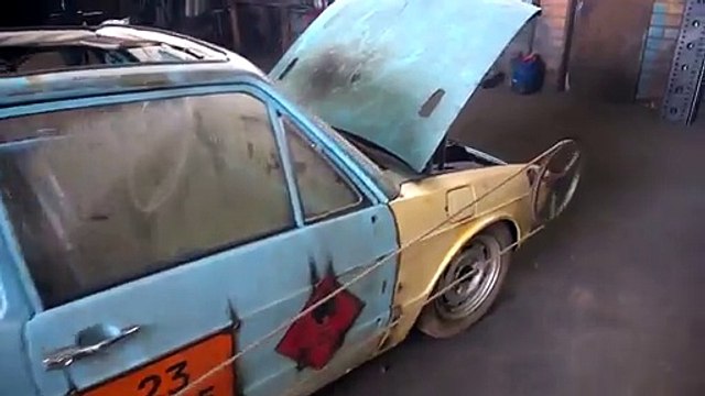 Un brésilien utilise sa voiture comme barbecue