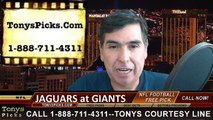 New York Giants vs. Jacksonville Jaguars Free Pick Prediction NFL Preseason Pro Football Odds Preview 8-22-2015