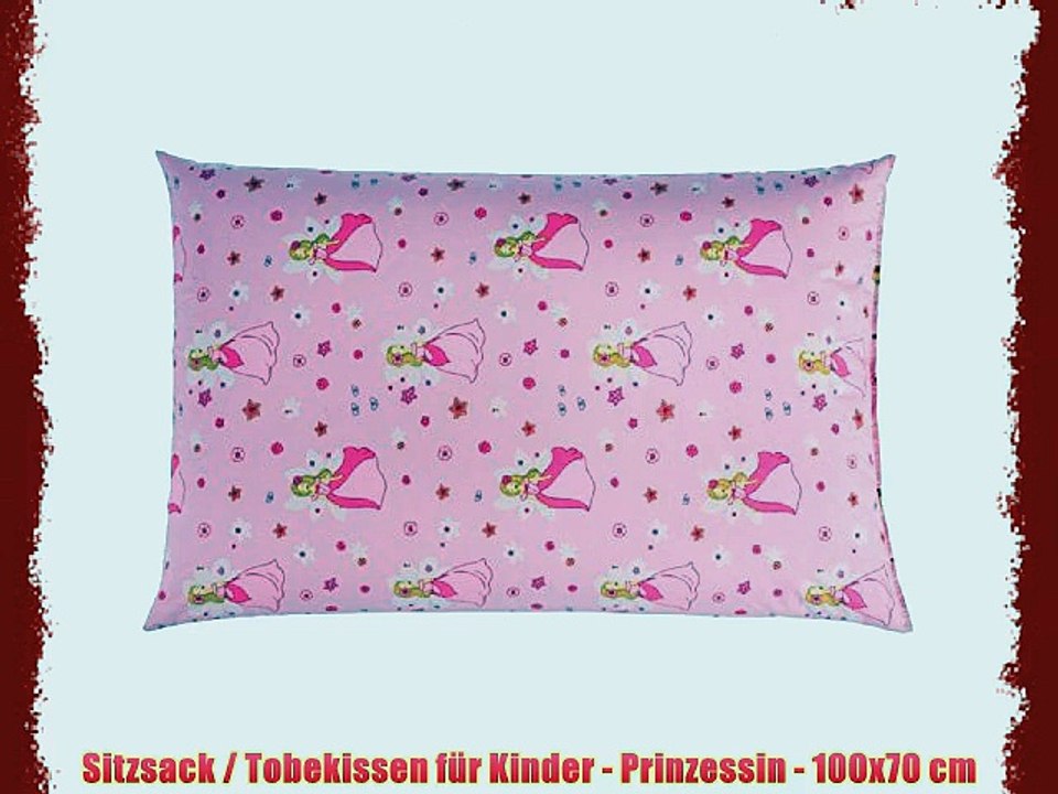 Sitzsack / Tobekissen f?r Kinder - Prinzessin - 100x70 cm