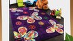 Moderner Kinder Teppich Butterfly Schmetterling Design in Lila Top Qualit?t Gr?sse:160x230