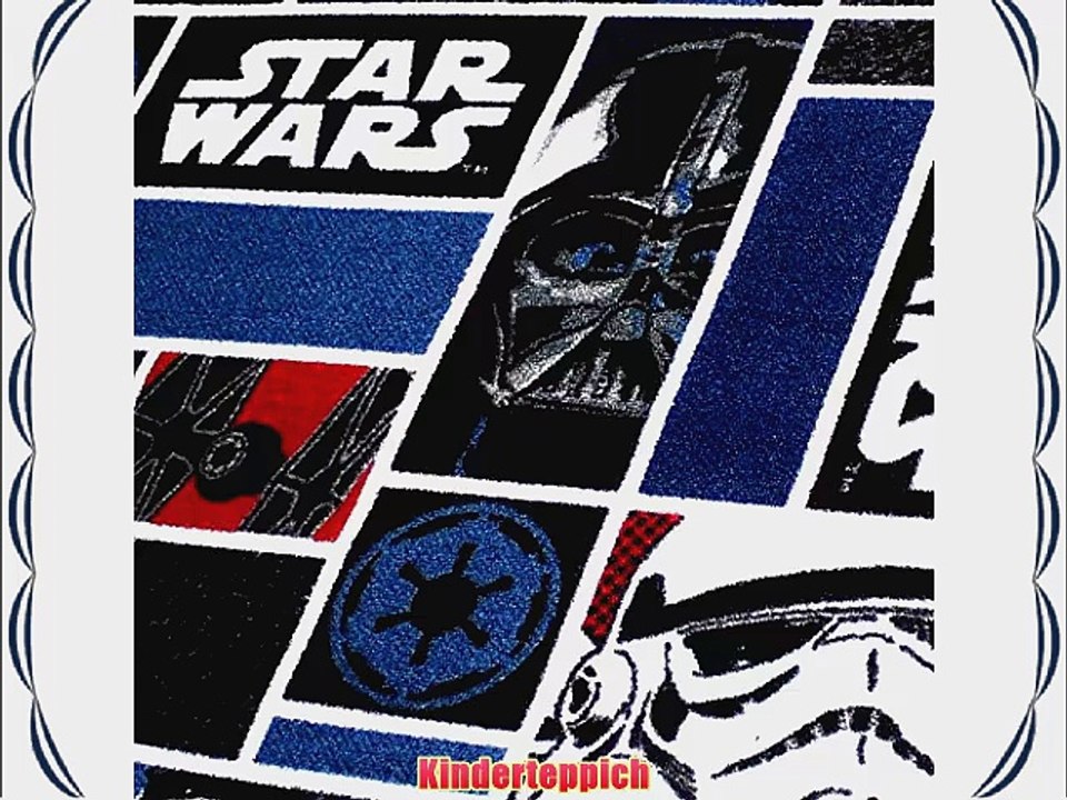 Teppich - Kinderteppich - Spielteppich mit Motivauswahl (Star Wars Icons)