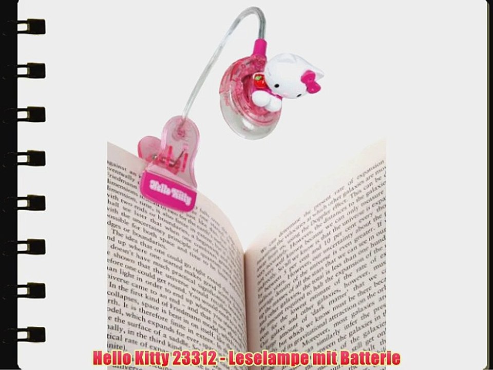 Hello Kitty 23312 - Leselampe mit Batterie