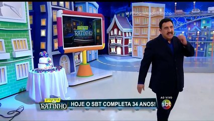 Ratinho comemora os 34 anos do SBT!