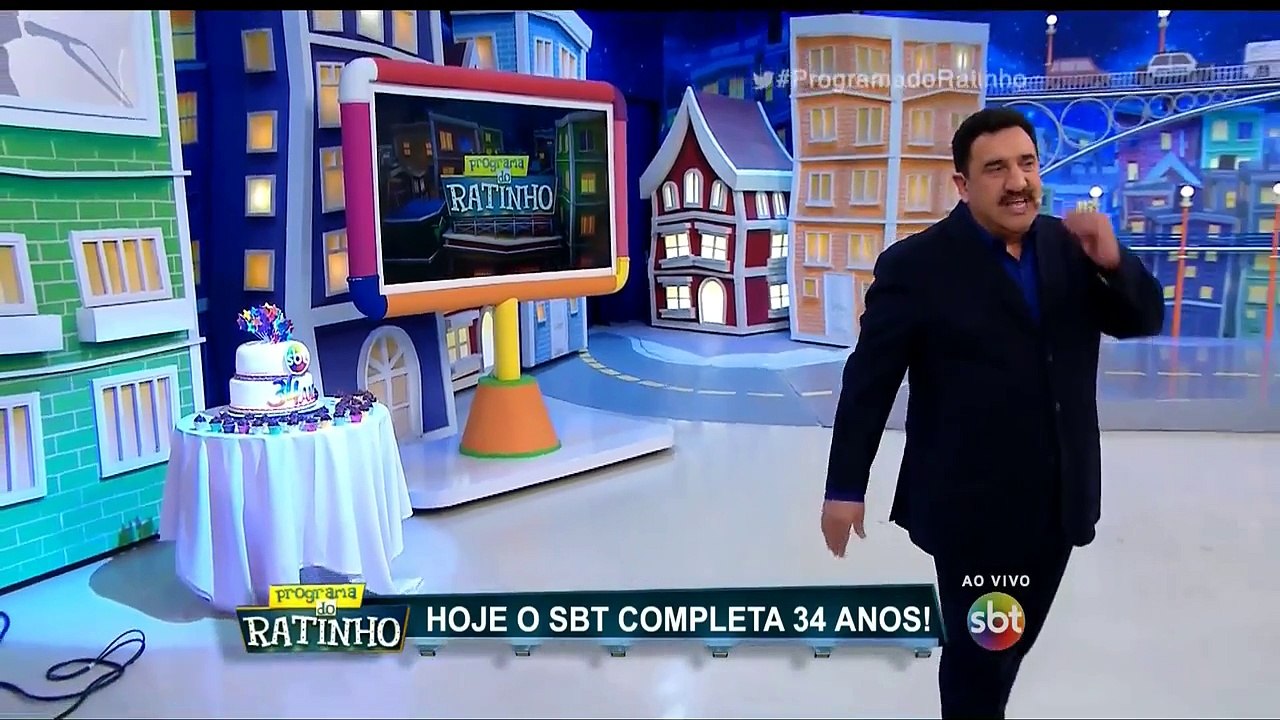 Ratinho comemora os 34 anos do SBT!