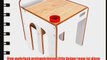 Little Helper FS01W - Original Holz Fun Station Kleinkind Tisch und Stuhl Set mit Stiftehalter