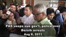 PAS veeps sue gov't, police over Bersih arrests