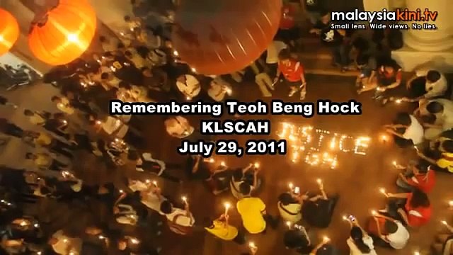 July 29: Remembering Teoh Beng Hock